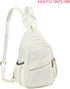 Backpack Backpack Daypack Xsecnua Small Crossbody Sling Bag for Women, Mini Sling Convertible Chest Bag for Travel