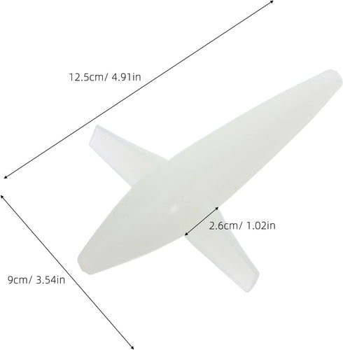 HAKIDZEL 2pcs Luminous Trolling Bird Shaped Teaser Lures for Saltwater Offshore Tuna Fishing, Plane Shaped Sea Fishing