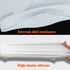 Swim Cap, Pure White Silicone Hat for Men Women with Short Hair