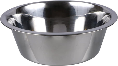 Greenbrier Kennel Club Set of 4 Stainless Steel Metal Dog Bowls, Each Bowl is 52.4 OUNCES (1.6 QUARTS)