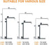 13-29 inch Bulbs. Adjustable Metal Reptile Lamp Stand Versatile Floor Light Holder for Terrarium Heat Lamps & Dome
