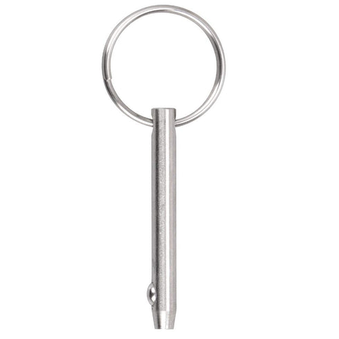 Quick Release Pin Bimini Top Pin, 0.25 Inch Diameter, 3 Inch Total Length, 4 PCS Full 316 Stainless Steel