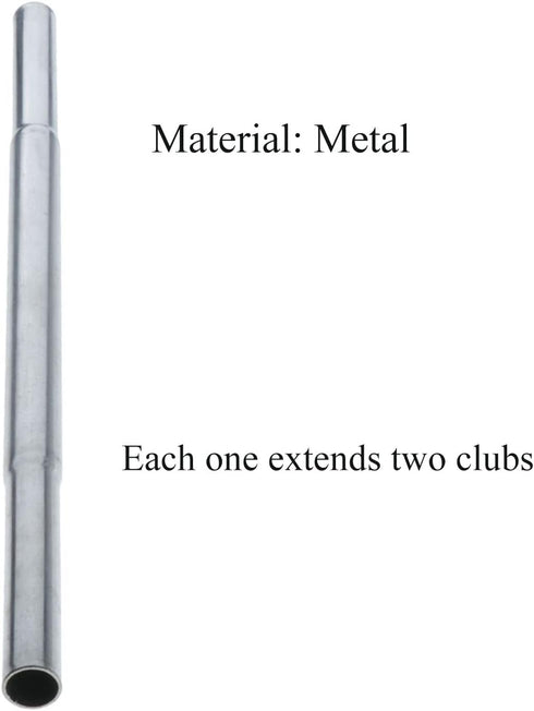 Golf Club Extension 0.60" Steel Shaft Extender for Iron/Wood Golf Clubs