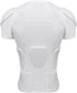 Padded Football Shirt with Chest Rib Protector and 6-Pads for Protective Gear