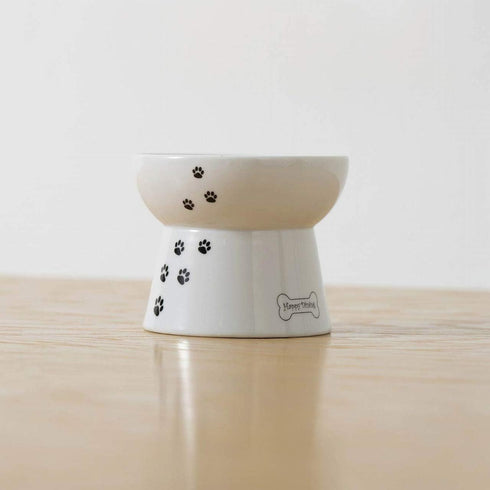 Necoichi Elevated Dog Food Bowl, Non-slip for Small Dogs, Dishwasher and Microwave Safe, Japan's No.1 Seller (Dog, Food