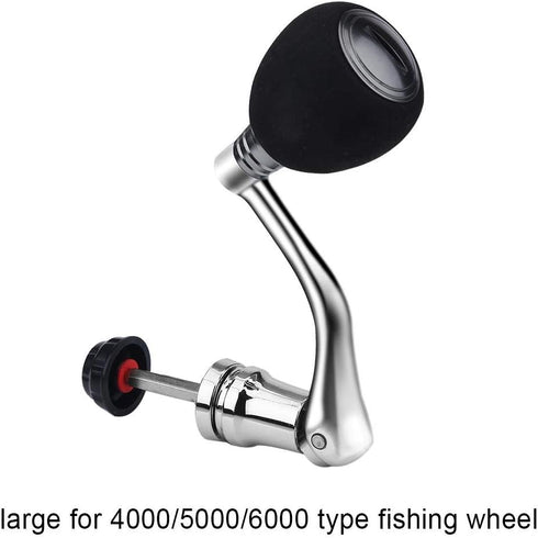 (4000 5000 6000 Fishing Reel Handle Replacement, Reel Replacement Power Handle Metal Fishing Reel Rocker Arm Grip
