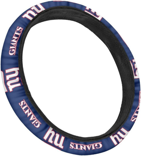 fit Giants Steering Wheel Cover for Car Gifts, Universal Fit 14-15 Inch for Most Cars, Giants Car Accessories