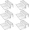6 Pieces 8mm Acrylic Aquarium Cover Clip, Clear Universal Lid Clips for Rimless Fish Tank