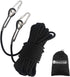 NewDoar Climbing Rope, High Strength Accessory Cord with 2 Steel Hooks for Outdoor Rescue and Safety