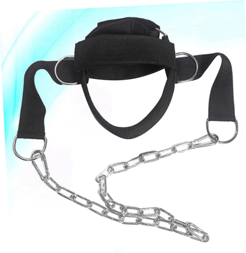Toddmomy Black Shoulder Weight Training Neck Trainer Head Harness for Weight Lifting Fitness Equipment