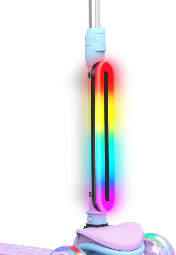 BELEEV LED Scooter Frame Light for Night Riding, 11 Flashing Effects, Battery
