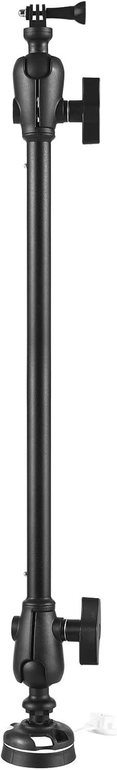 LIXADA Kayak Camera Mount Stand - 25.6''/19.7'' Length, Lightweight and Portable Mounting Support for Kayak