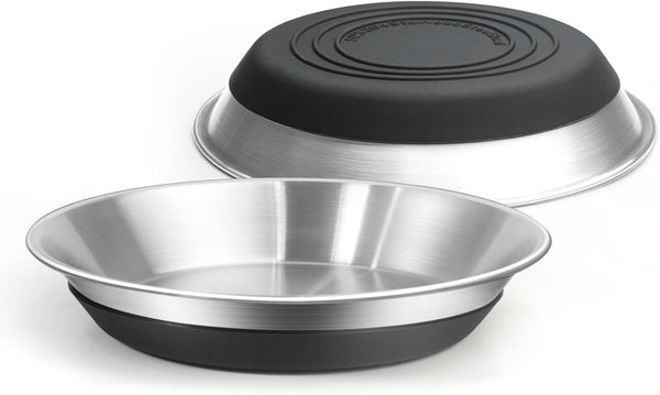 Premium Stainless Steel Dog Bowls, Non-Slip, 2.5 Cups Capacity, Durable and Safe for Pets