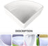 ULTECHNOVO Ceramic Small Animal Water Bowl - Prevent Tipping for Guinea Pig & Hamster Food Bowl