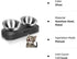Stainless Steel Cat Food Bowl - 15-Angle Ergonomic Design Reduces Vomiting