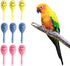 DQITJ 9 Pcs Colourful Mini Ball Sand Hammer Parrot Rattle Shaker Musical Sound