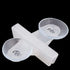 Plastic Aquarium Fish Tank Breeding Separator, Glass Suction Cup Divider Sheet Holder Clip, 8Pcs Clear