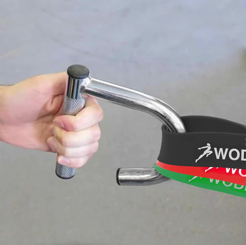 WODFitters Home Gym Handles - Portable Workout Equipment for Resistance Bands, Full Body Kit