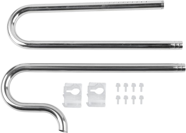 Aquarium Inflow Pipe - Lily Pipe Stainless Steel Surface Skimmer, Durable Outflow Oil-Film Filter Pipe (16/22mm)