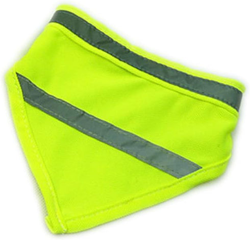 Set of 2 Dog Bandana Reflective Scarf Safety Pet Hunting Bandana, Green, L by Encell