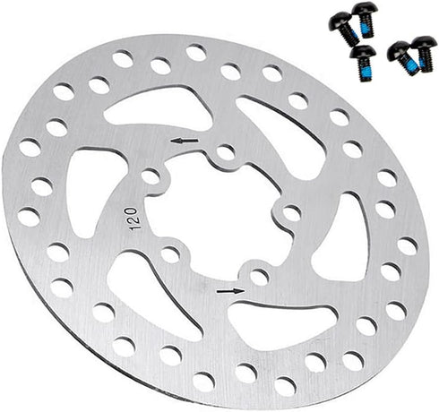 Hydraulic Disc Brake Caliper with Adapter and 120mm Disc Rotor for M365 Pro Electric Scooter
