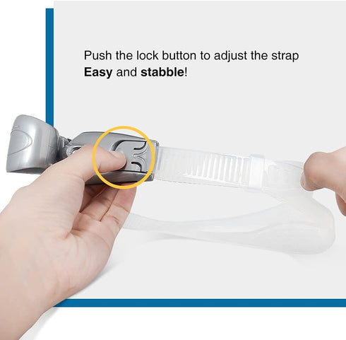 ZIONOR Snorkel Lap Swimming Training Diving Snorkeling Comfortable Mouthpiece with One-Way Purge Valve for Pool Open