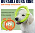 LaRoo Dog Toys for Aggressive Chewers, Floatable Dog Flying Disc, 3 Sizes Dog Tug Toy, Interactive Dog Toys