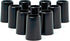 The Golfer's Workshop .355" Taper Tip Black Golf Club Ferrules - Pack of 10, Durable Plastic for Easy Installation