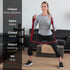 THERABAND CLX Resistance Band with Loops - Fitness Band for Home Exercise, 5 Foot Band, Red, Medium, Level 2