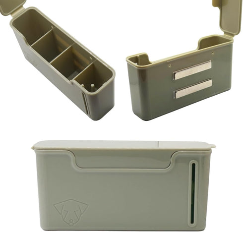 Dog Poop Bag Dispenser - Magnetic Mount - Indoor/Outdoor - Wall Mount - Waste Bag Dispenser - Magnet - Screw-on