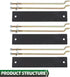 GRAND ORANGE 3 Pack Battery Hold Down Retainer Plate Kit - Fit for Club Car DS and Carryall Electric Golf Cart 1981-2013