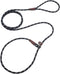 7Ft Slip Lead Dog Leash for Small Dogs, Lightweight Nylon Rope Leash for No Pull Small Puppy Pet Training, Black