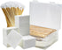 Gun Cleaning Supplies, 2'' Patches and 6'' Swabs for .30-45 Caliber Cleaning Kit