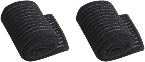 Luwint 2 Pack Elastic Compression Bandage, Ankle Wrist Knee Calf Thigh Wraps for Sports Gym Workout