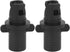 Qiilu Inflatable Pump Adaptor, Black Plastic Kayak Air Valve Connector for Surfboard Inflation