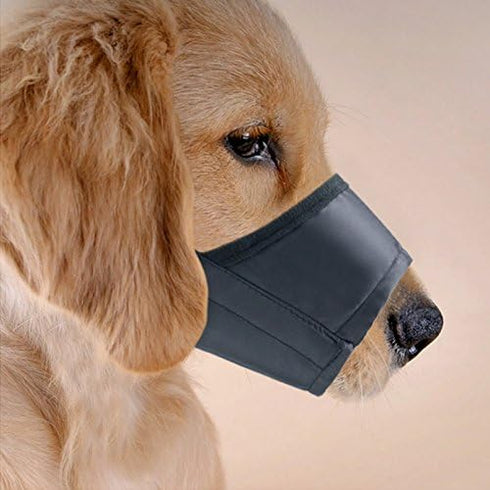 Idepet 7PCS Adjustable Dog Muzzles - Anti-Biting Barking Muzzles for Small, Medium, Large & Extra Dogs