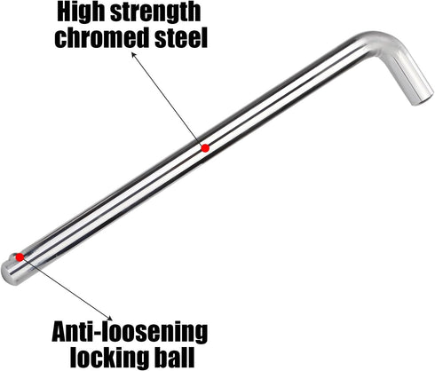 Weight Stack Pin, 3/8 Inch Diameter, 6 Inch L Shaped Pin for Gym Equipment, Fitness Gym Pin for Home Gym