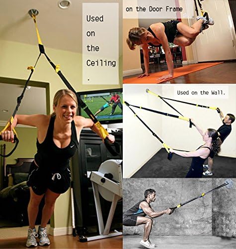 Wall Ceiling Mount Bracket for Gym & Home Suspension Straps - Anchor for Fitness Training, Yoga Swing, Battle Ropes