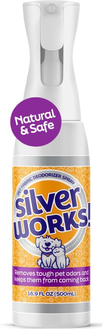 Pet Odor Eliminator Spray For Home - Safe, Natural Deodorizer for Cat and Dog Smell, 16.9oz