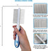 Animal Planet Pet Daily Grooming Kit (3 Pack) for Dogs & Cats - Reversible Grooming Glove, Double Sided Comb & Brush