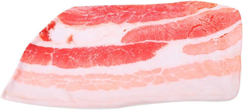 TOPINCN Pet Dog Blanket, Simulation Bacon Warm Keeping Sleep Mat for Small Medium Large Pets (L)