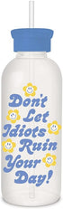 Studio Oh! New Glass Water Bottle - 25oz Reusable Cute Eco-Friendly Shatter-Resistant Aesthetic with Silicone Coating