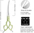 HASHIMOTO Curved Scissors for Dog Grooming, Extremely Light Weight, 6.5 inch, 30 Degree Curved Blade, Matt Surface