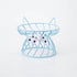 Raised Cat Food Bowls Ceramic with Metal Stand, Elevated Feeding Bowl with Non-Slip Mat for Cats and Small Dogs