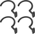 GATHINESS 4pcs Pool Table Side Cue Hooks Black Billiard Table Hook Rack Holder