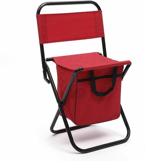 RiToEasysports Folding Chair, Portable Camping Chair with Storage Pocket Bag for Outdoor Fishing, Strong Steel Pipe