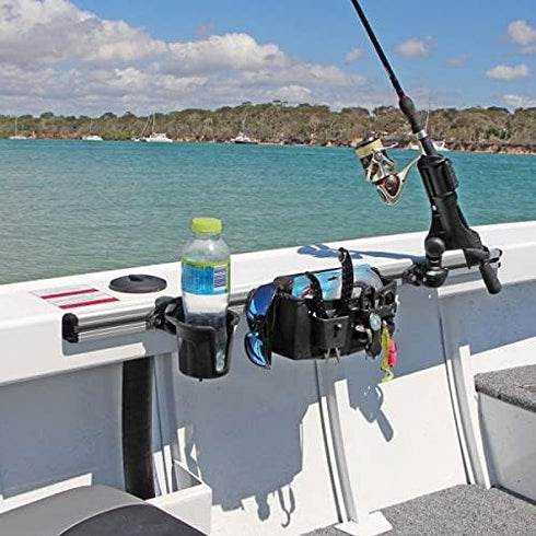 RAILBLAZA TracLoader Aluminum Boat Gunnel Track for Mounting Fishing Accessories