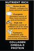 Nature's Diet Pet Bone Broth Protein Powder, Pumpkin, Fish Oil and Turmeric, Chicken, 16 oz = 159 Servings
