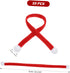 Christmas Pet Scarf, Mini Christmas Scarf for Wine Bottle Decorations, Pack of 10