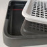 Chinchilla, 9.8x7.6x1.18 Guinea Pig Litter Tray Pan with Grate for Cage - Small Animal Potty Trainer - Rattie, and Pet
